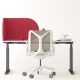 HALF MOON - cloison de table acoustique
