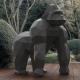 ORIGAMI SARU - statue gorille