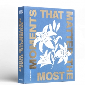 MOMENT THAT MATTERS THE MOST - album photos bleu 30 pages
