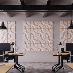 FIKA ZEN - dalle murale acoustique écologique (lot de 4)