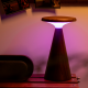 SYLVA - lampe de table tactile en noyer