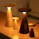 SYLVA - lampe de table tactile en frêne