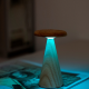 SYLVA - mini lampe de table tactile en noyer
