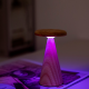 SYLVA - mini lampe de table tactile en noyer