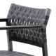 BM62 - chaise avec accoudoirs et sangles lin