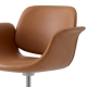 FLAMINGO CHAIR - chaise en cuir rotative