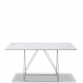 JG TABLE - table carrée en marbre 140 cm