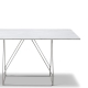 JG TABLE - table carrée en marbre 140 cm