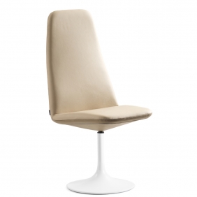 VIGGEN - chaise rotative dossier haut