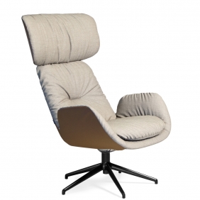MILO WING - fauteuil lounge pivotant