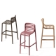 DOGA - tabouret de bar (lot de 4)