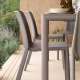 TIBERINA BISTROT - chaise de jardin (lot de 6)