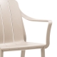 TIBERINA ARMCHAIR - chaise avec accoudoirs (lot de 6)