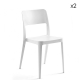 NENE - chaise en polypropylène (lot de 2)