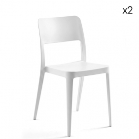 NENE - chaise en polypropylène (lot de 2)