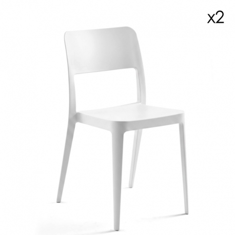 NENE - chaise en polypropylène (lot de 2)