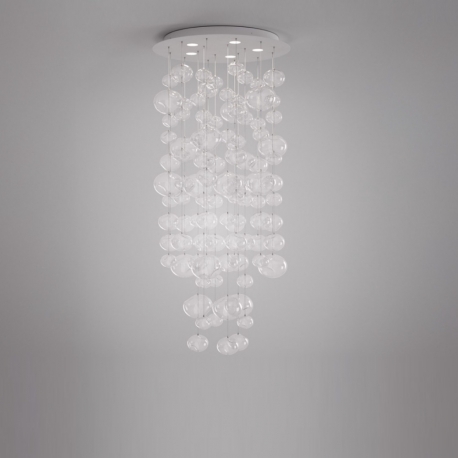 ETHER S 150 RD - plafonnier led verre soufflé