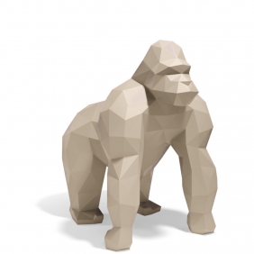 ORIGAMI SARU - statue de jardin gorille H110 cm