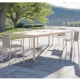 FRAME - table de jardin en aluminium et HPL