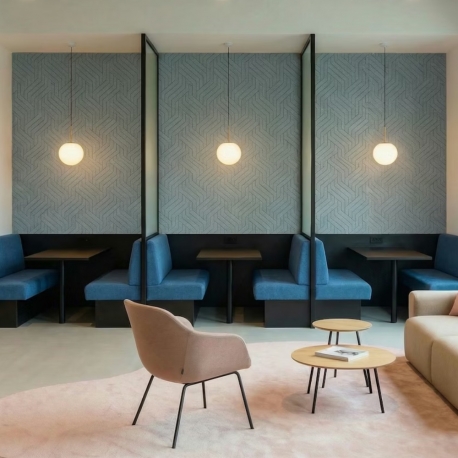 BUZZIPLATE PLAIN - panneau acoustique mural 2m80 (lot de 4)