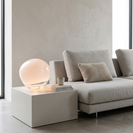 NESSA - lampe de table en verre soufflé H36cm