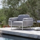 HUG - fauteuil lounge d'extérieur