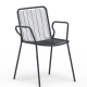 ROMA - chaise de jardin avec accoudoirs