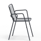 ROMA - chaise de jardin avec accoudoirs