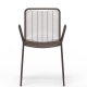 ROMA - chaise de jardin avec accoudoirs