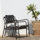 VERDEA - fauteuil lounge en aluminium