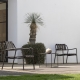 VERDEA - fauteuil lounge en aluminium