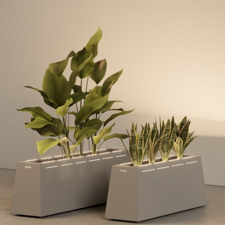 CUBITUS RECTANGLE - jardinière lumineuse xl