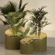 WEDGE - pot à plantes xl led