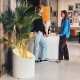 WEDGE - pot à plantes xl led