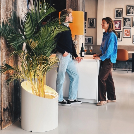 WEDGE - pot à plantes xl led