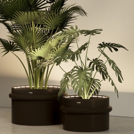 WEDGE - pot à plantes xl led