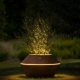 OYSTER - jardinière lumineuse en corten