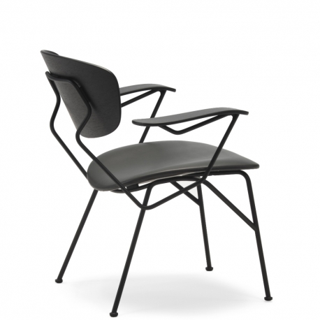 VR52 - fauteuil lounge design en cuir