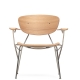 VR52 - fauteuil lounge design en chêne