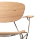 VR52 - fauteuil lounge design en chêne