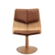 VR61 - fauteuil design chêne et cuir