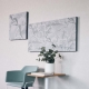 Panneau acoustique print ECOSUND à bords droits