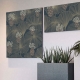 Panneau acoustique print ECOSUND à bords droits