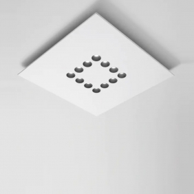 CONFORT 12Q - plafonnier led carré