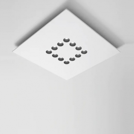 CONFORT 12Q - plafonnier led carré