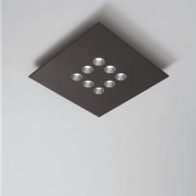 CONFORT 8Q - plafonnier led carré
