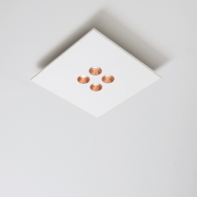 CONFORT 4Q - plafonnier led carré