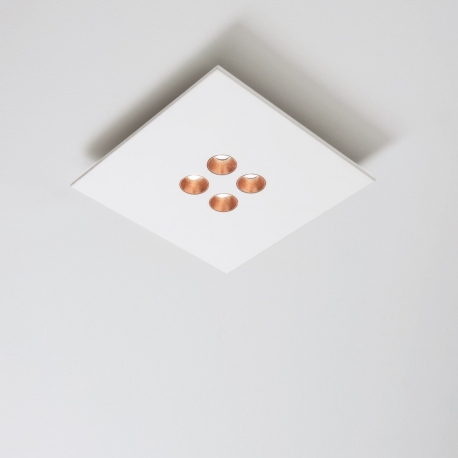 CONFORT 4Q - plafonnier led carré