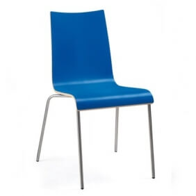 SCOUP - chaise en hêtre stratifié (lot de 4)